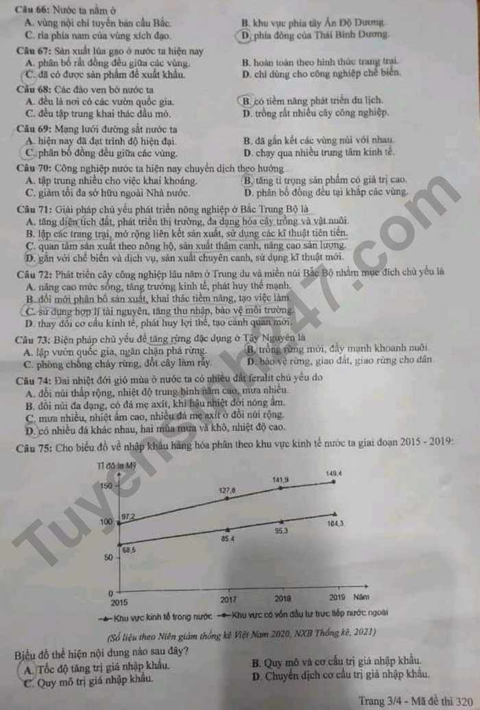 dap an goi y de thi mon khoa hoc xa hoi lich su dia ly gdcd ma de 320 tot nghiep thpt 2023 moi nhat chinh xac nhat26 dap an goi y de thi mon khoa hoc xa hoi lich su dia ly gdcd ma de 320 tot nghiep thpt 2023 moi nhat chinh xac nhat26
