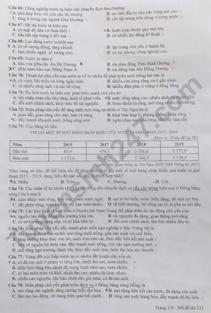 dap an goi y de thi mon khoa hoc xa hoi lich su dia ly gdcd ma de 321 tot nghiep thpt 2023 moi nhat chinh xac nhat23 dap an goi y de thi mon khoa hoc xa hoi lich su dia ly gdcd ma de 321 tot nghiep thpt 2023 moi nhat chinh xac nhat23