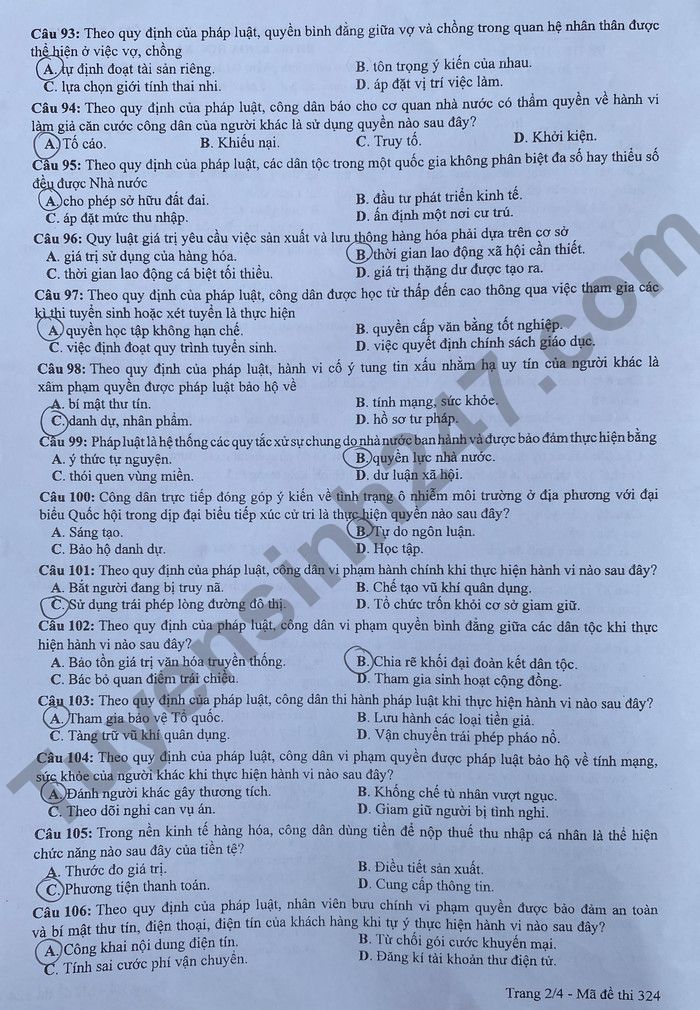 dap an goi y de thi mon khoa hoc xa hoi lich su dia ly gdcd ma de 324 tot nghiep thpt 2023 moi nhat chinh xac nhat32 dap an goi y de thi mon khoa hoc xa hoi lich su dia ly gdcd ma de 324 tot nghiep thpt 2023 moi nhat chinh xac nhat32