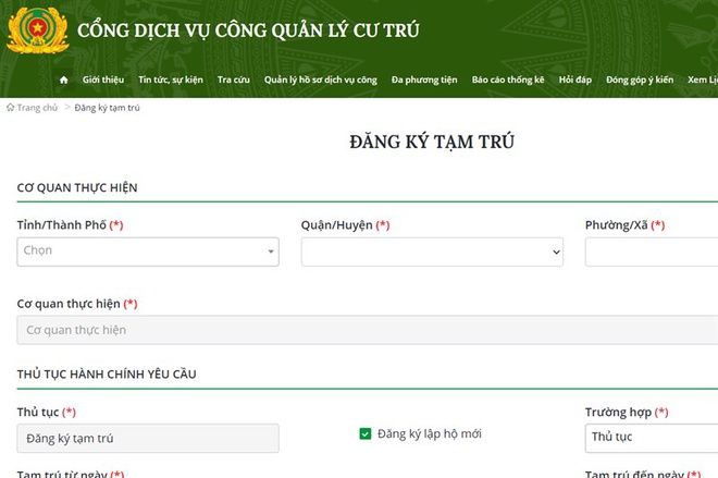 cach dang ky thuong tru tam tru khong can den tru so cong an cach dang ky thuong tru tam tru khong can den tru so cong an
