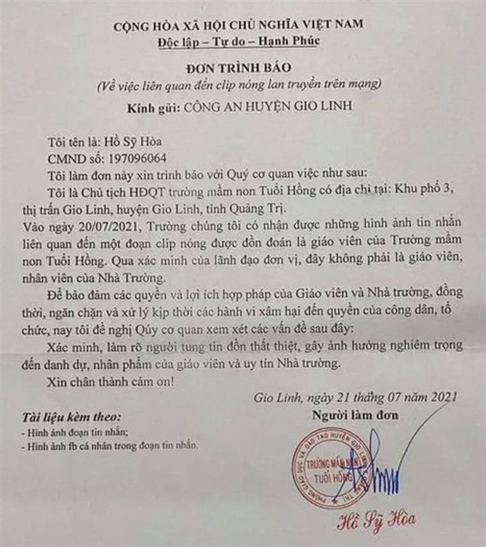 vi sao truong mam non rut don de nghi xac minh tin don co giao trong clip nong vi sao truong mam non rut don de nghi xac minh tin don co giao trong clip nong