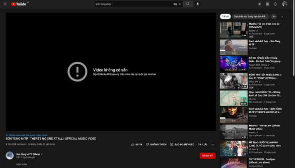 son tung m tp bat ngo dang clip quang ba there s no one at all sau khi xin loi 2 son tung m tp bat ngo dang clip quang ba there s no one at all sau khi xin loi 2