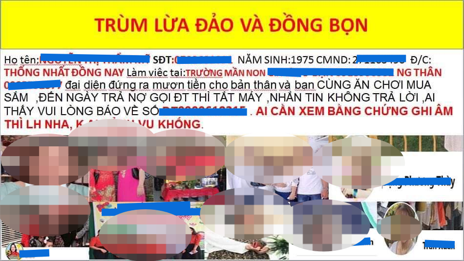 co giao mam non vay tien qua app online dong nghiep va phu huynh bi khung bo co giao mam non vay tien qua app online dong nghiep va phu huynh bi khung bo