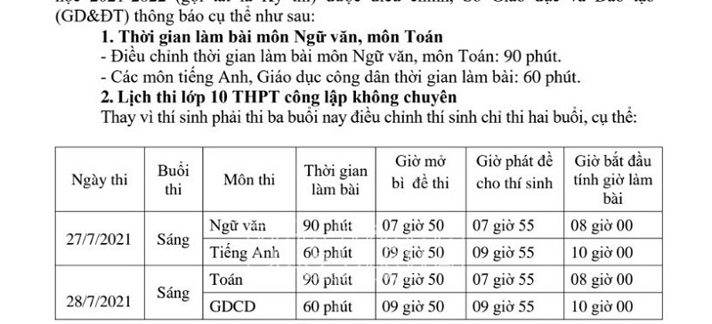 lich thi lop 10 bac giang 01 lich thi lop 10 bac giang 01