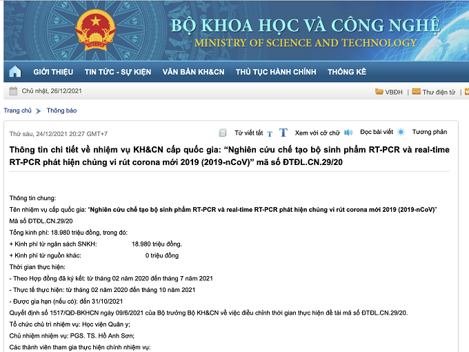 bo kh cn kit xet nghiem viet a co kinh phi nghien cuu gan 19 ty dong 02 bo kh cn kit xet nghiem viet a co kinh phi nghien cuu gan 19 ty dong 02