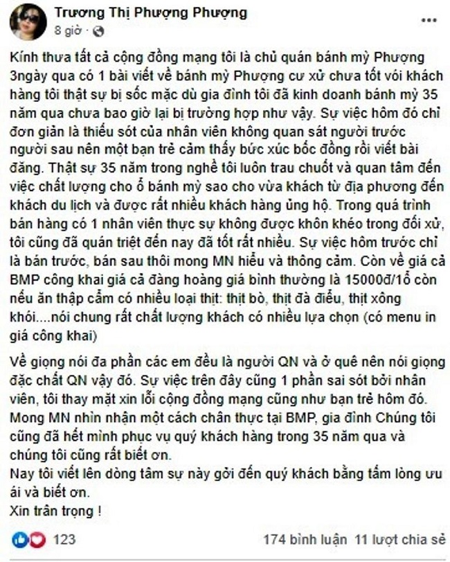 bi keu goi tay chay chu quan banh mi phuong o hoi an len tieng 02 bi keu goi tay chay chu quan banh mi phuong o hoi an len tieng 02