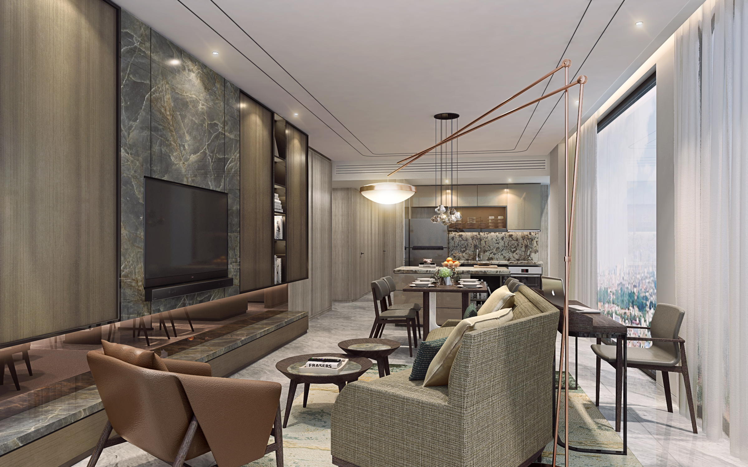 2 bedroom livingdining