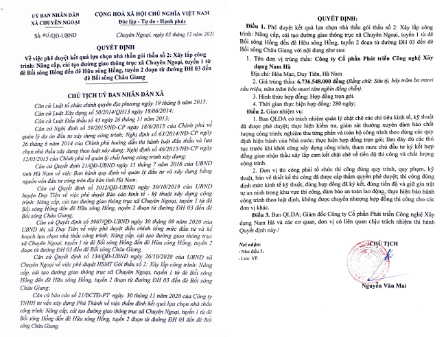 cong ty nam ha hang loat cac dau hieu vi pham dau thau1 1 cong ty nam ha hang loat cac dau hieu vi pham dau thau1 1