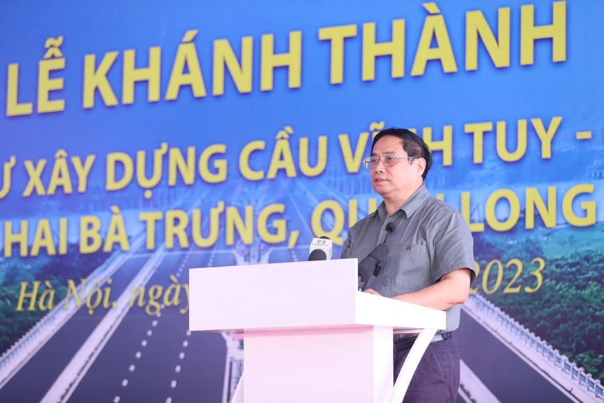 chinh thuc thong xe cau vinh tuy giai doan 2 sau 2 5 nam thi cong5 chinh thuc thong xe cau vinh tuy giai doan 2 sau 2 5 nam thi cong5