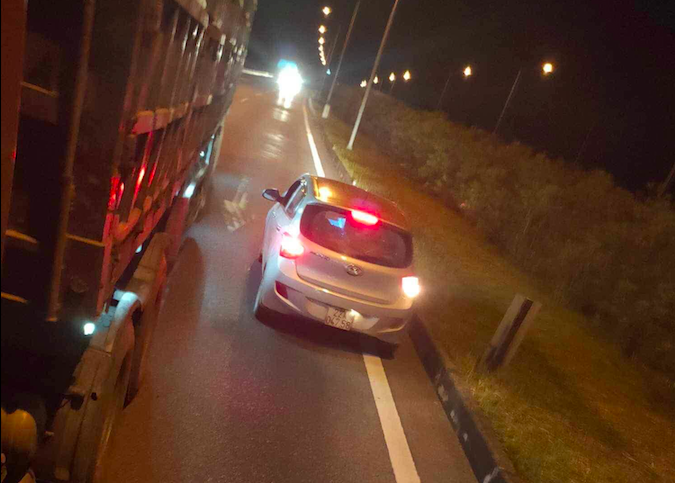 xu phat tai xe di nguoc chieu tren cao toc ha noi thai nguyen