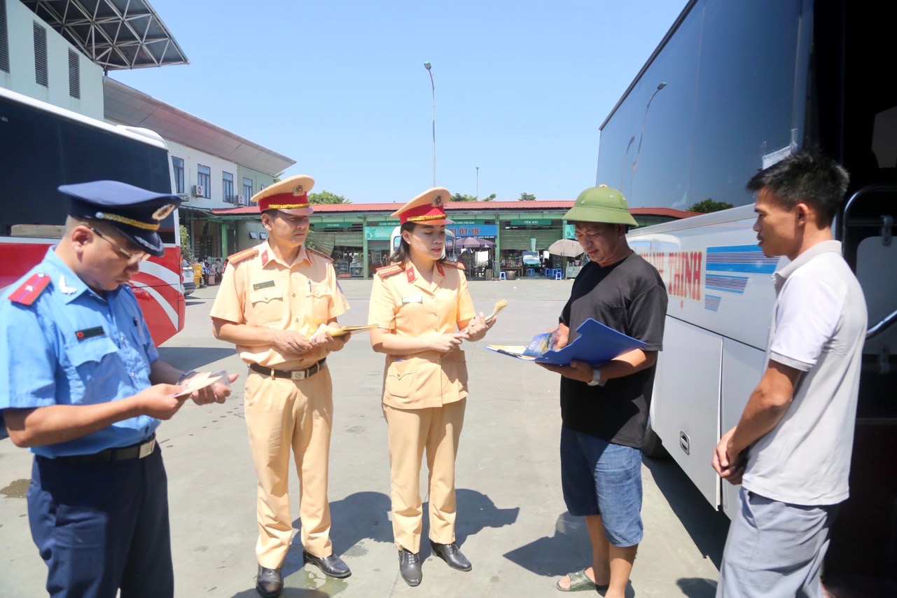 thai nguyen tong kiem tra xe o to van tai hanh khach
