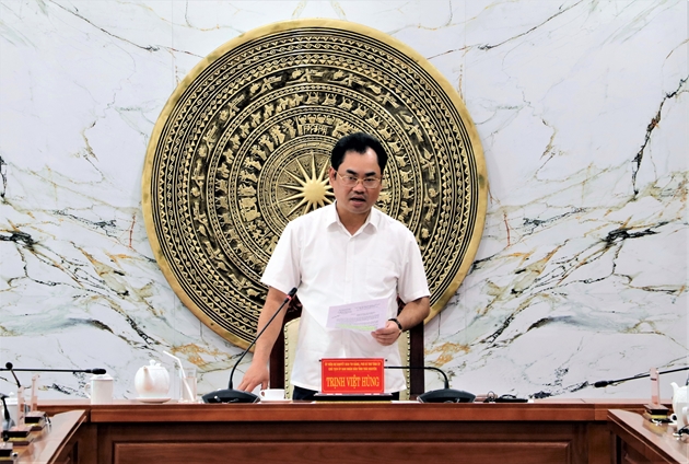 chu tich ubnd tinh thai nguyen chi dao doanh nghiep khan truong hoan tra tuyen duong dan sinh