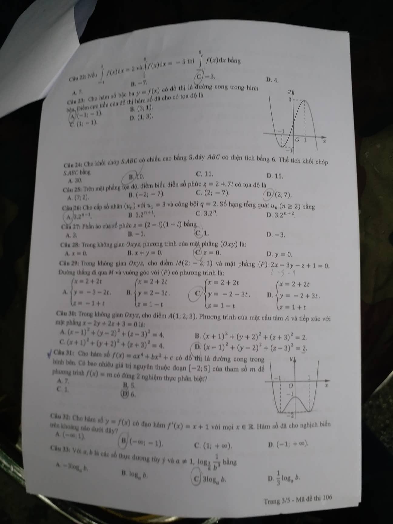 dap an de thi mon toan ma de 106 tot nghiep thpt 2022 chuan nhat chinh xac nhat3 dap an de thi mon toan ma de 106 tot nghiep thpt 2022 chuan nhat chinh xac nhat3