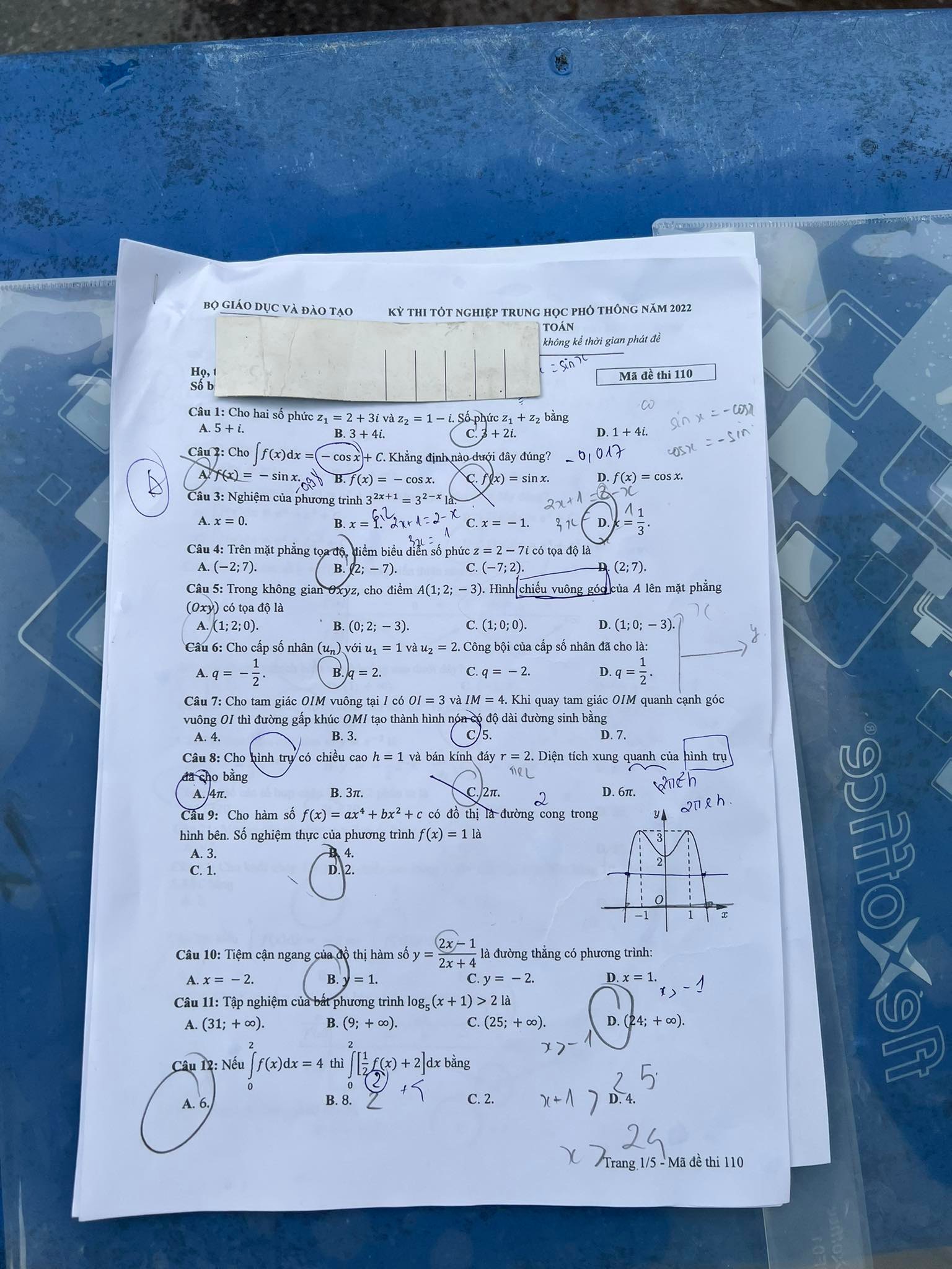 dap an de thi mon toan ma de 110 tot nghiep thpt 2022 chuan nhat chinh xac nhat1 dap an de thi mon toan ma de 110 tot nghiep thpt 2022 chuan nhat chinh xac nhat1