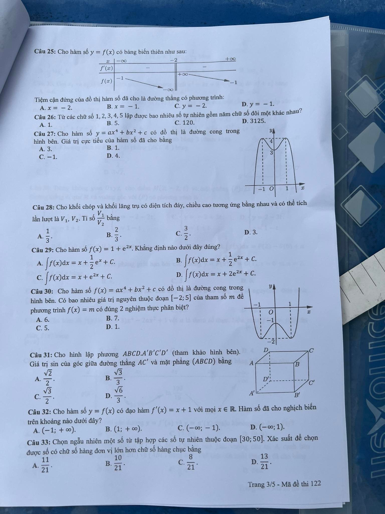 dap an de thi mon toan ma de 122 tot nghiep thpt 2022 nhanh nhat chuan xac nhat2 dap an de thi mon toan ma de 122 tot nghiep thpt 2022 nhanh nhat chuan xac nhat2