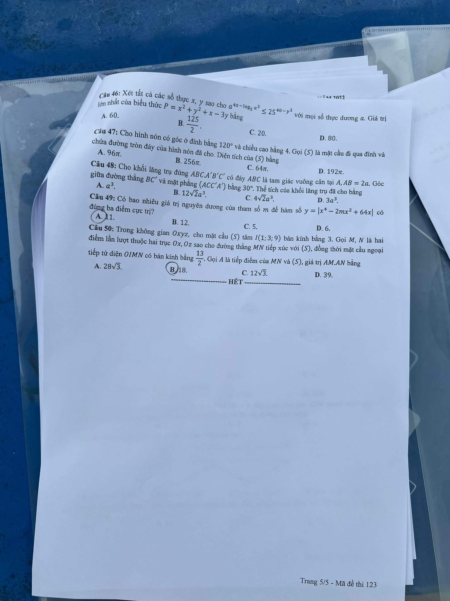 dap an de thi mon toan ma de 123 tot nghiep thpt 2022 nhanh nhat chuan xac nhat4 dap an de thi mon toan ma de 123 tot nghiep thpt 2022 nhanh nhat chuan xac nhat4