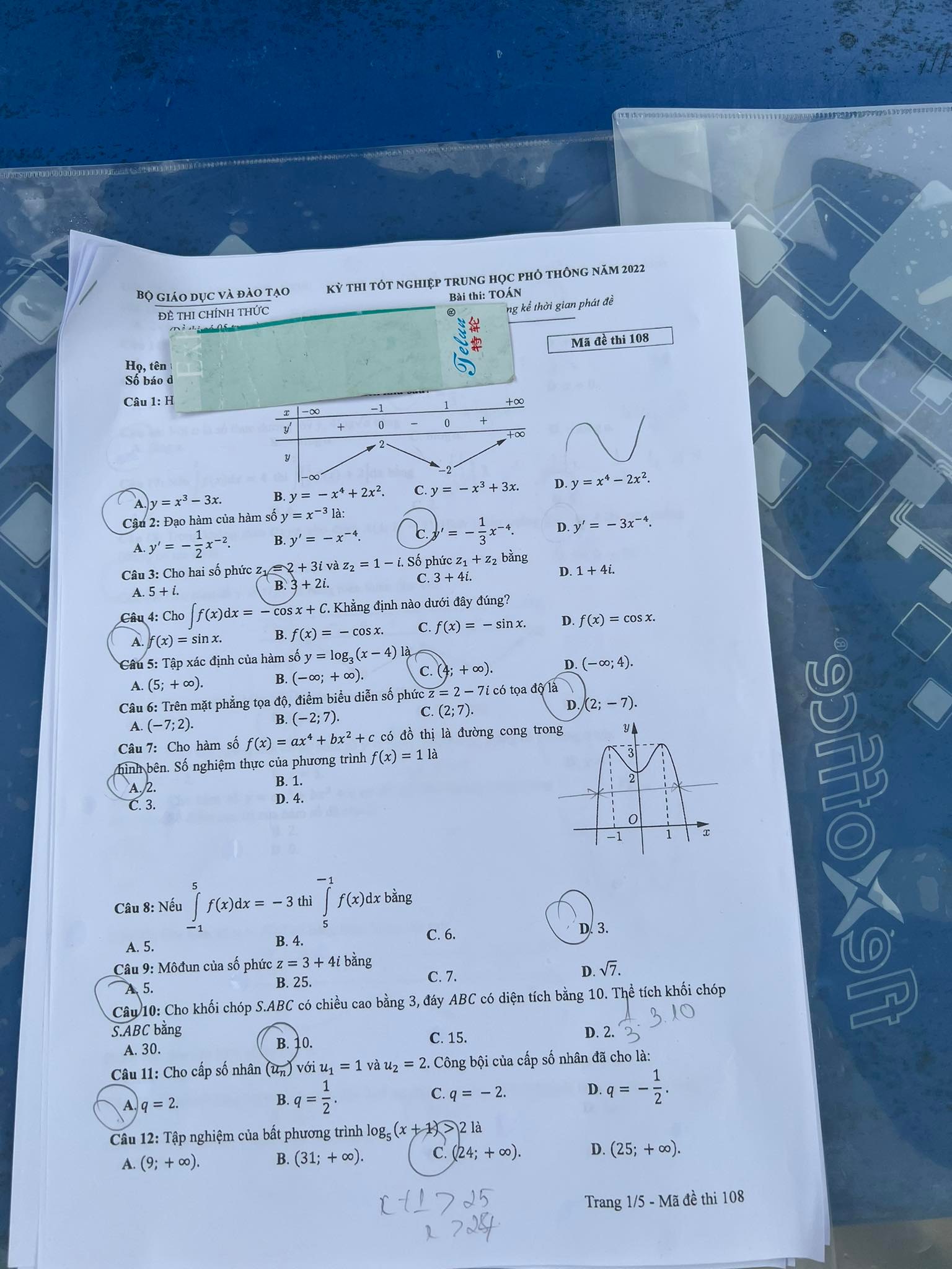 de thi toan 108 dpsl 1 de thi toan 108 dpsl 1
