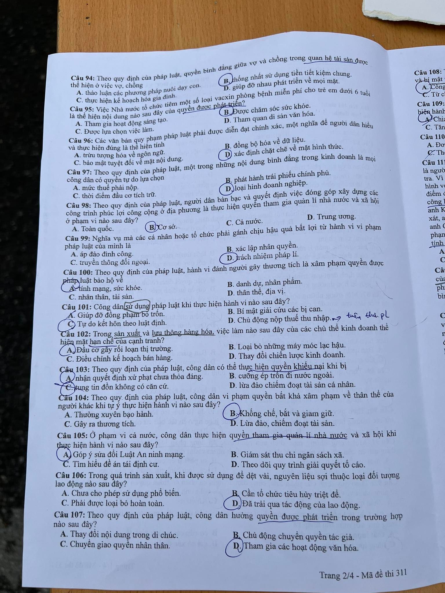dap an de thi mon giao duc cong dan ma de tot nghiep thpt 2022 chuan nhat chinh xac nhat1 dap an de thi mon giao duc cong dan ma de tot nghiep thpt 2022 chuan nhat chinh xac nhat1