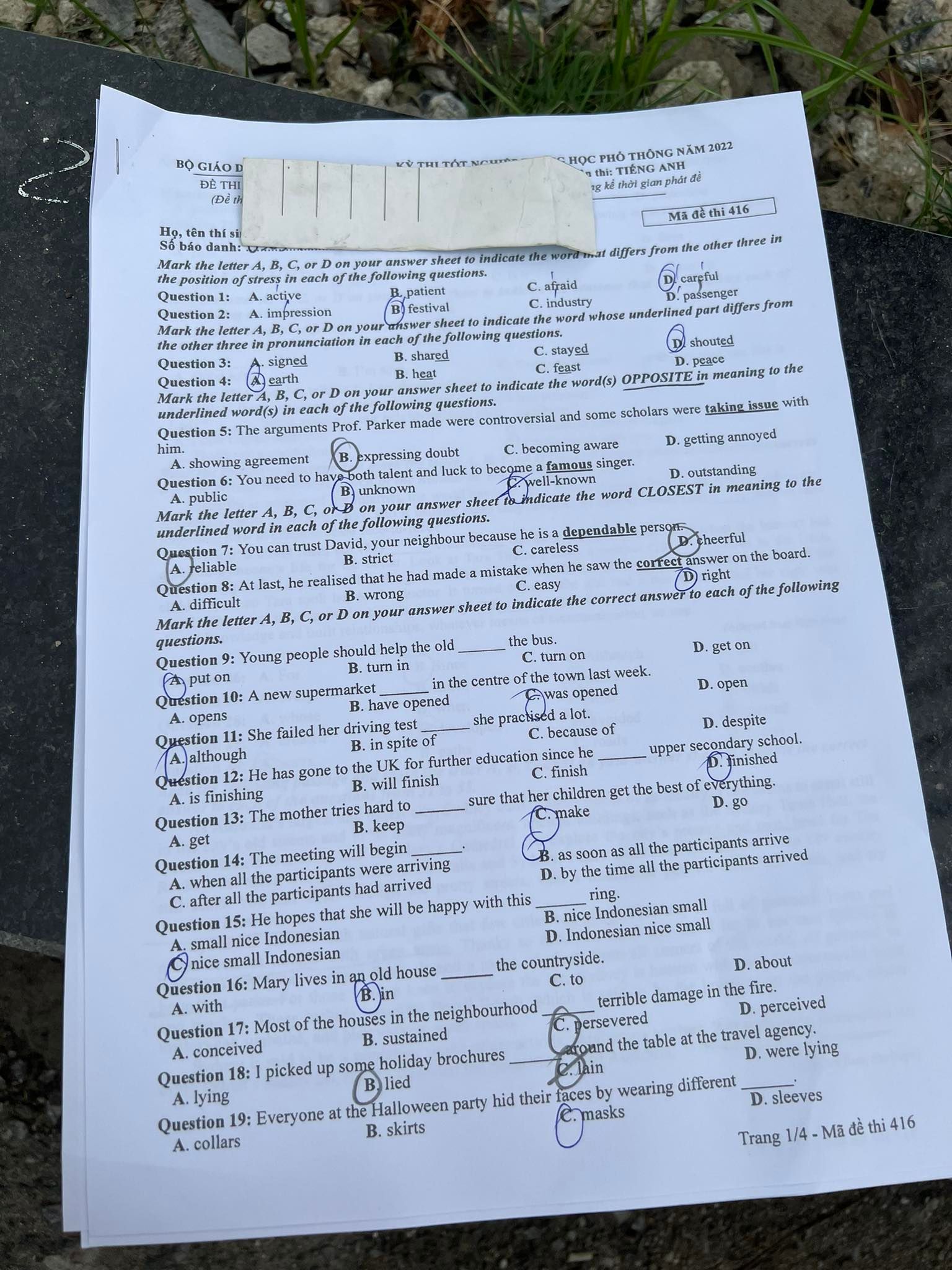 tieng anh 416 dspl 1 tieng anh 416 dspl 1