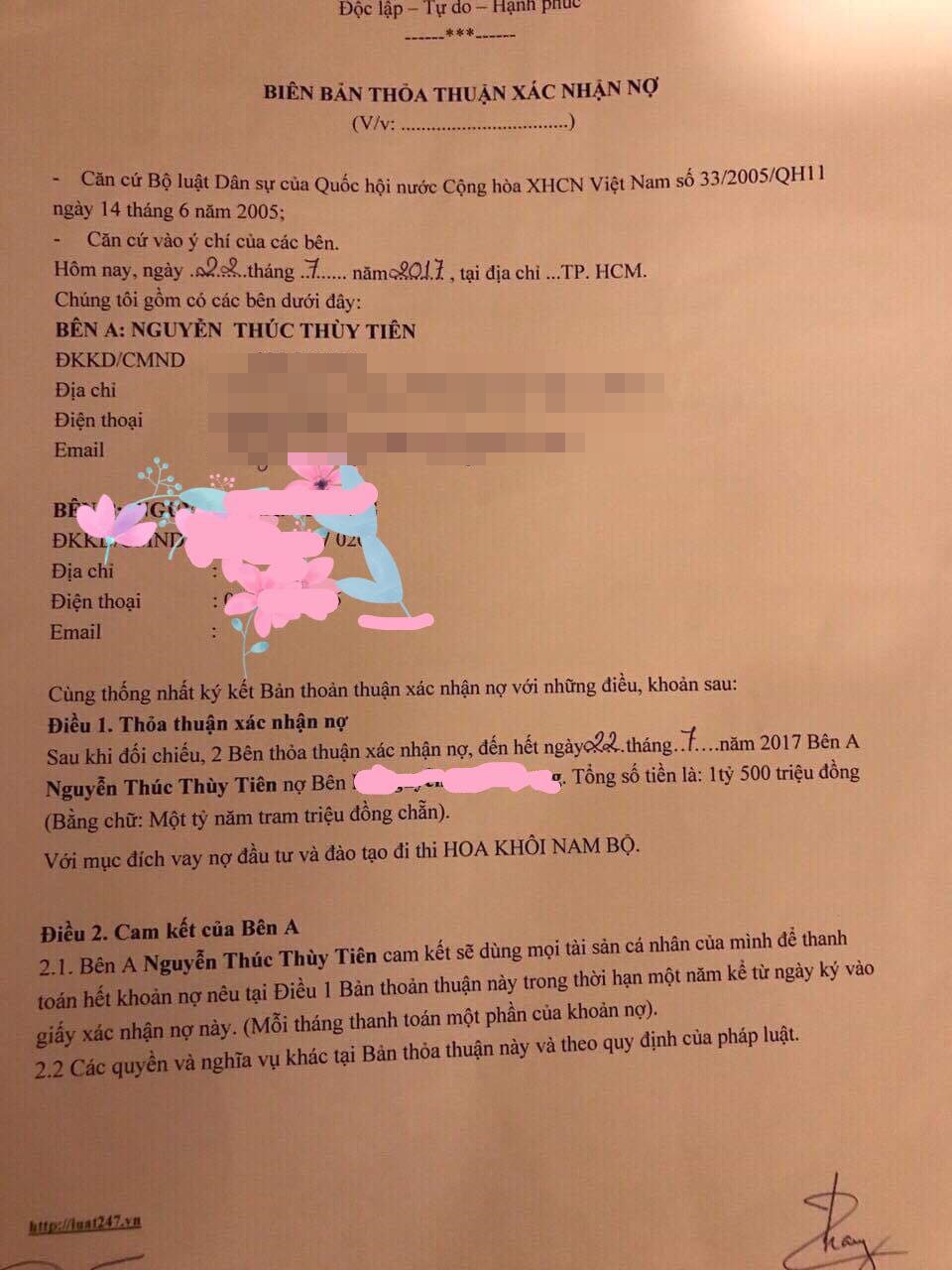 vu hoa hau thuy tien bi khoi kien ba dang thuy trang khang dinh co bang chung viec dua 15 ty dong vu hoa hau thuy tien bi khoi kien ba dang thuy trang khang dinh co bang chung viec dua 15 ty dong