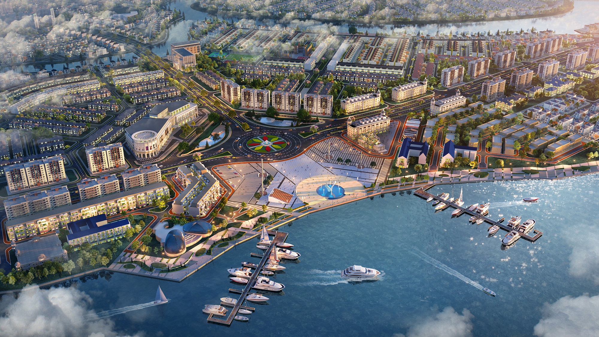 marina 5kaerial view
