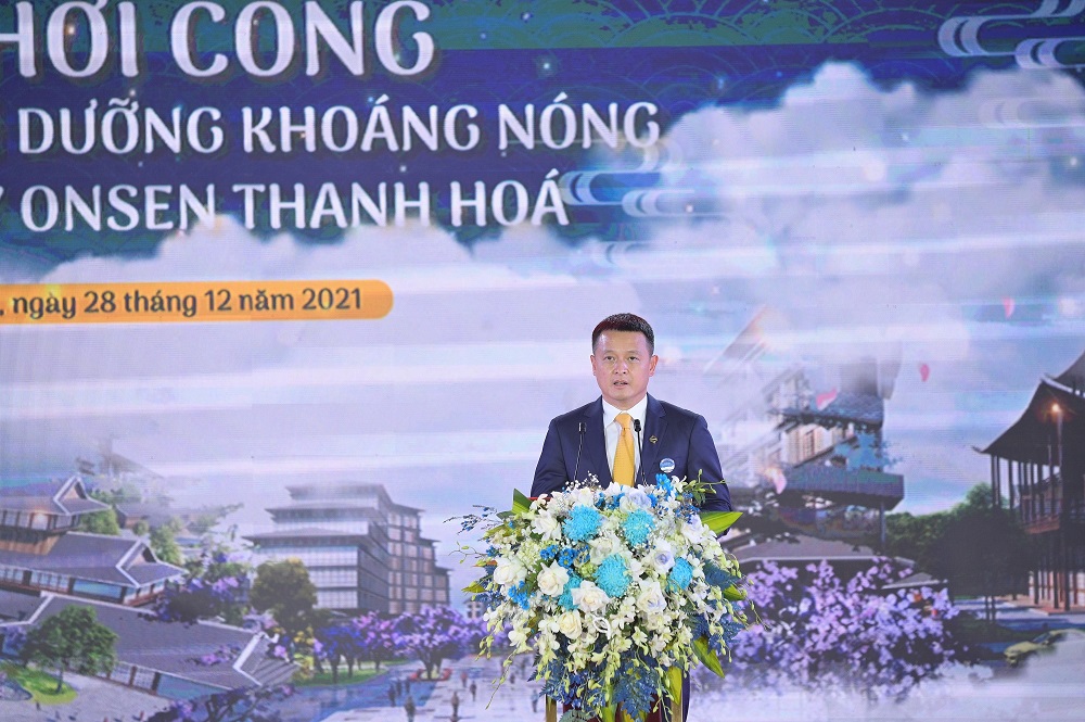 ong dang minh truong chu tich hdqt tap doan sun group phat bieu tai le khoi cong quan the nghi duong khoang nong sun beauty onsen thanh hoa