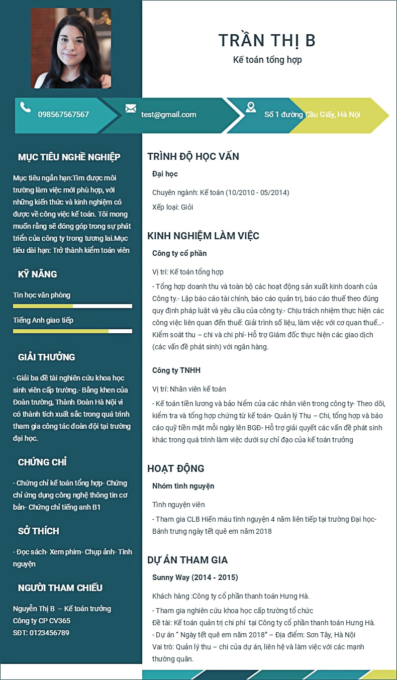 mau cv ke toan chuyen nghiep 2 mau cv ke toan chuyen nghiep 2