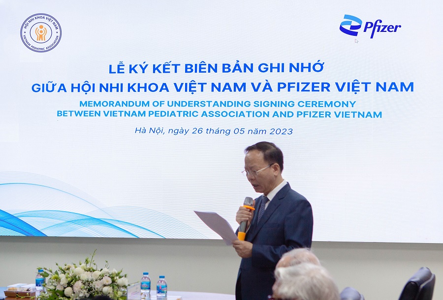 pgs ts tran minh dien chu tich hoi nhi khoa viet nam chia se trong buoi le1