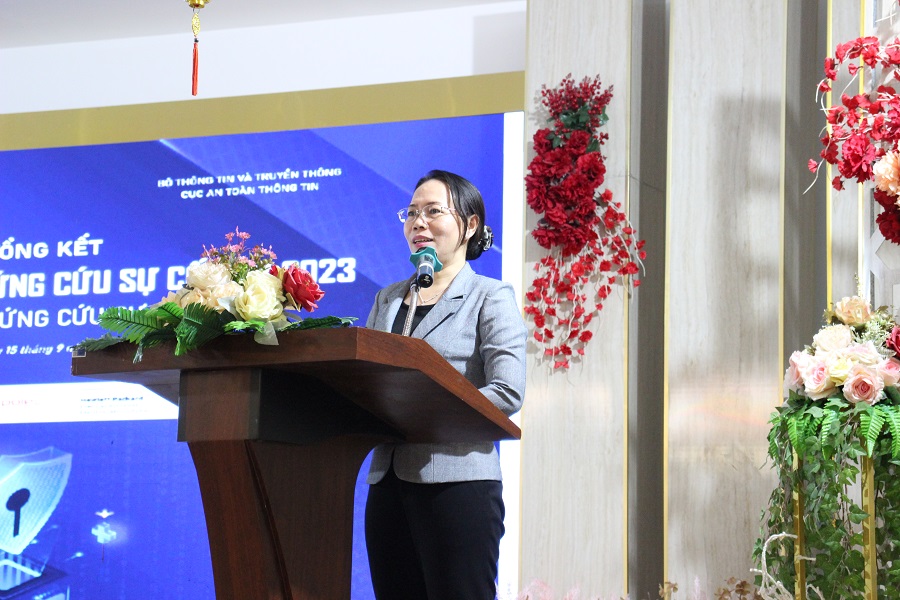2 ba huynh thi diem ngoc tinh uy vien pho chu tich ubnd tinh soc trang cho biet viec trien khai dien tap dong vai tro quan trong doi voi viec dam bao an toan thong tin tren toan tinh