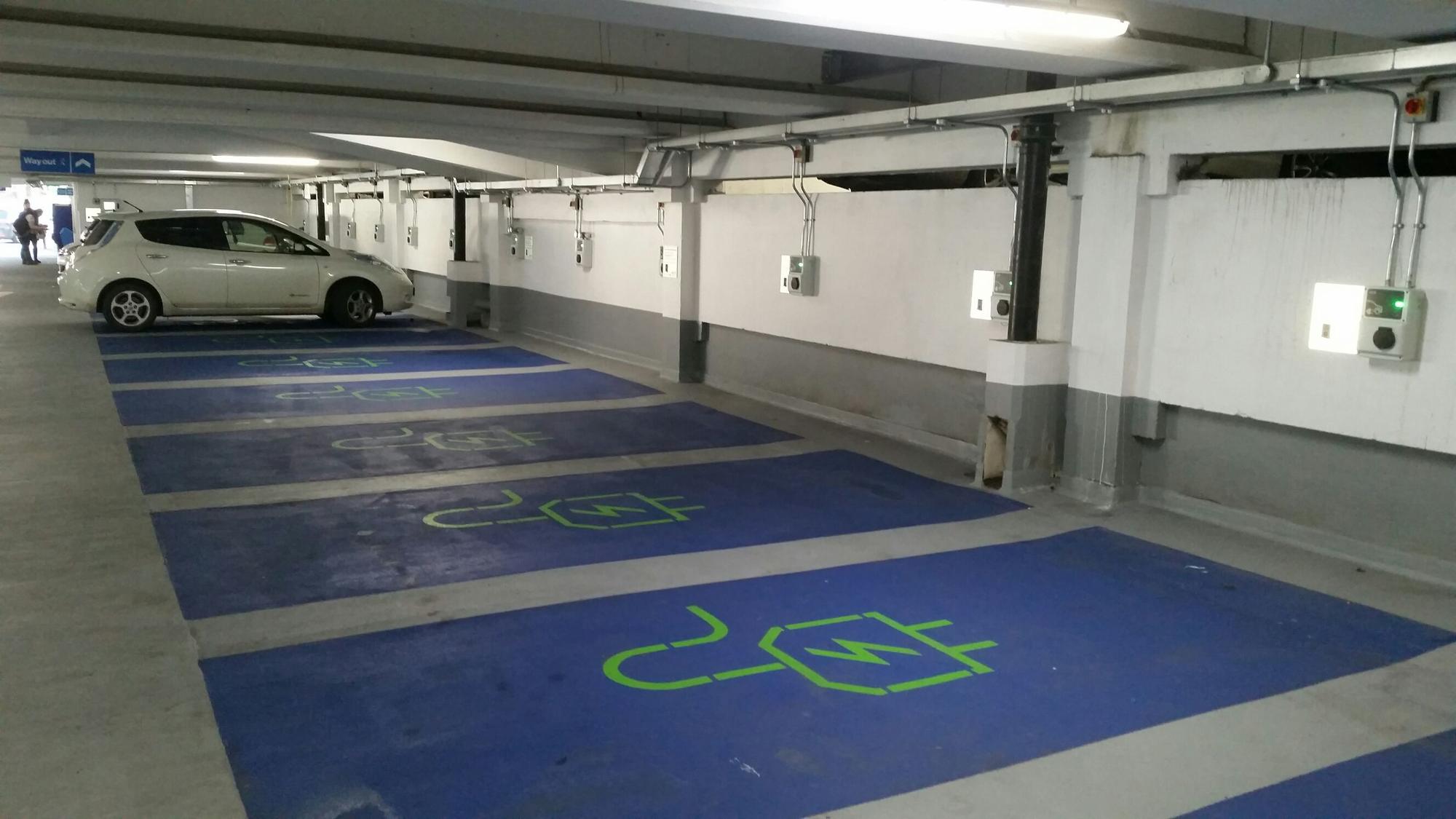 anh 8anhmerrion centre car park in leeds uk