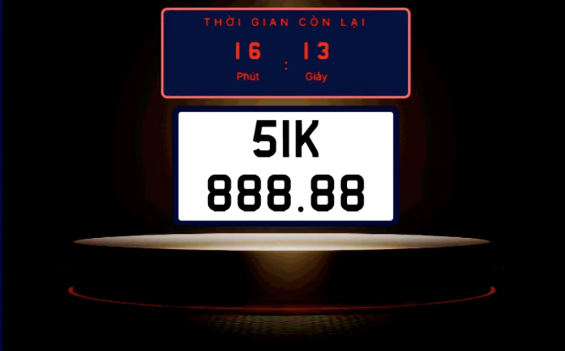 het hom nay 30 9 se dau gia lai bien so 51k 888 88 neu chu nhan trung dau gia khong nop tien dspl