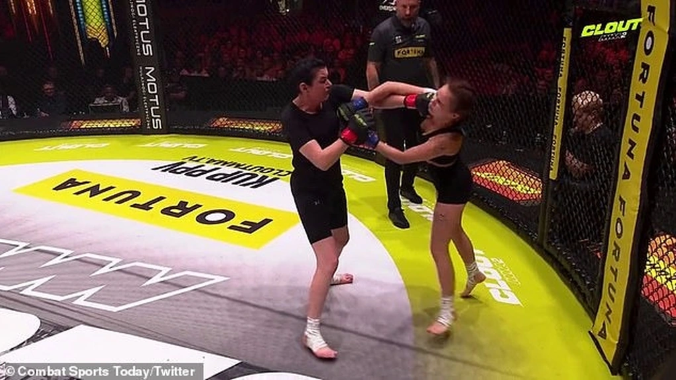 soc nu vo si 50 tuoi voi cu knock out ha guc ban gai cu cua con trai