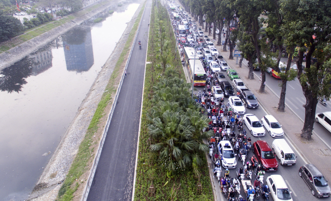 ha noi du kien to chuc 2 tuyen duong danh cho xe dap doc song to lich