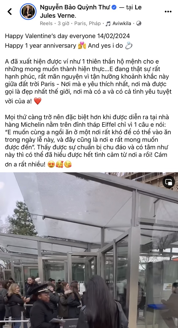 quynh thu khoe tin vui toi ngay valentine netizen chi cham cham vao thu nay dspl1 quynh thu khoe tin vui toi ngay valentine netizen chi cham cham vao thu nay dspl1