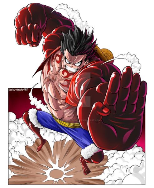 hinh luffy gear 4 