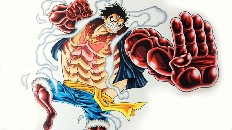 hinh nen luffy gear 4 snake man 