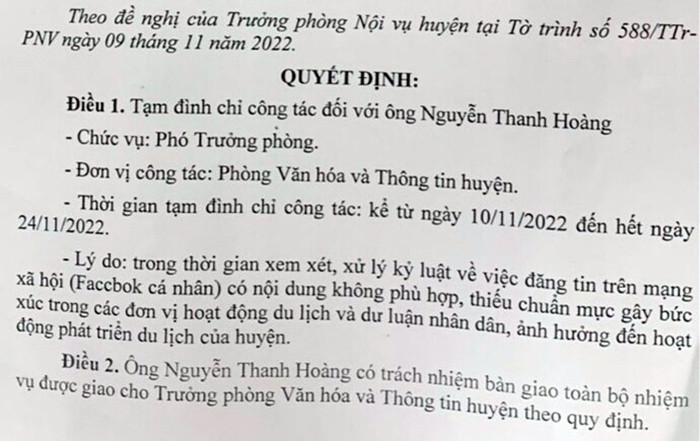 lanh dao phong van hoa bi tam dinh chi vi dang tin len faceboo 1 lanh dao phong van hoa bi tam dinh chi vi dang tin len faceboo 1
