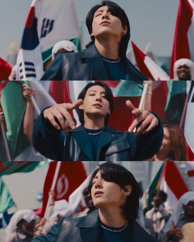 jungkook bts khoe than thai dinh cao trong mv world cup 2022 sau man trinh dien lich su 1 jungkook bts khoe than thai dinh cao trong mv world cup 2022 sau man trinh dien lich su 1