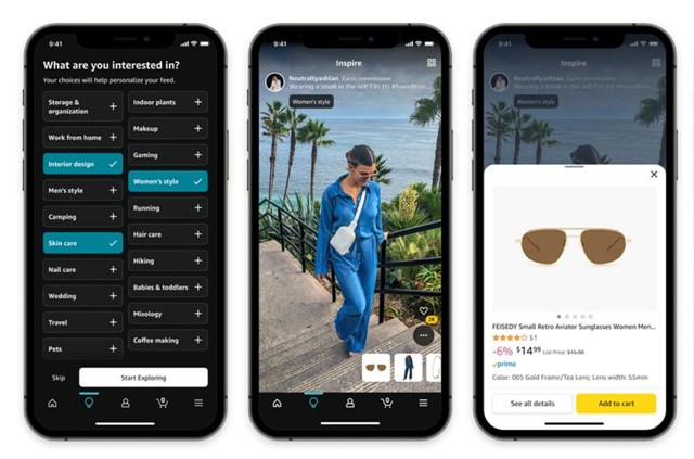 amazon ra mat tinh nang mua sam tuong tu tiktok dspl amazon ra mat tinh nang mua sam tuong tu tiktok dspl