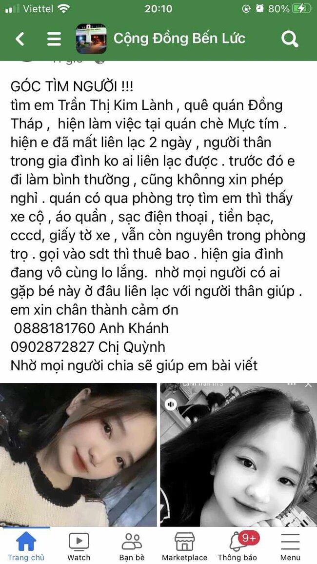 phat hien thi the thieu nu 17 tuoi noi tren song vam co dong sau 2 ngay mat tich phat hien thi the thieu nu 17 tuoi noi tren song vam co dong sau 2 ngay mat tich