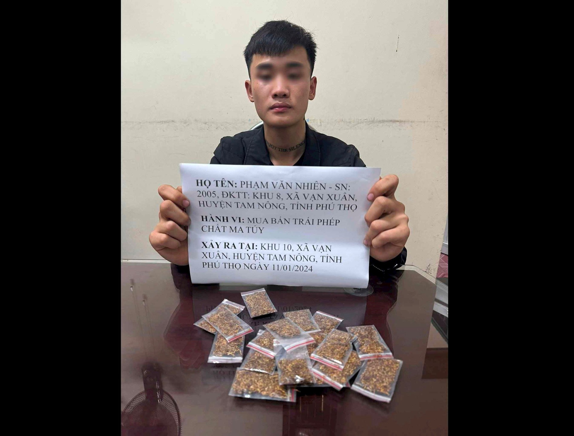 tin tuc phap luat moi nhat ngay 18 1 2024 bat giu nam thanh nien chuyen ban ma tuy co cho hoc sinh o phu tho tin tuc phap luat moi nhat ngay 18 1 2024 bat giu nam thanh nien chuyen ban ma tuy co cho hoc sinh o phu tho