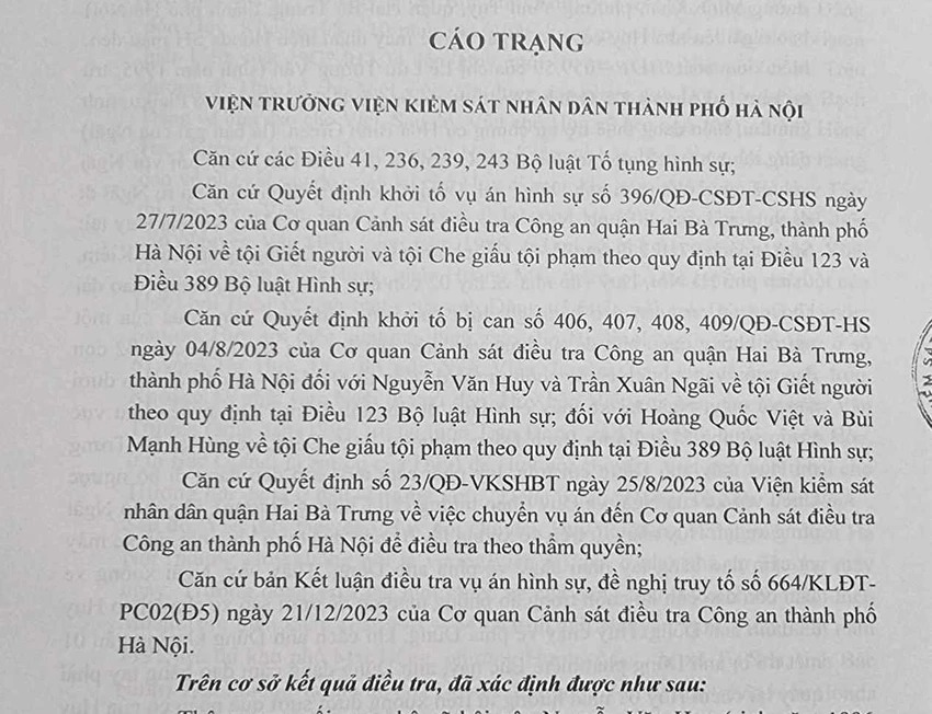tin tuc phap luat moi nhat ngay 22 2 2024 khoi to doi tuong truy sat tho do mau thuan thi cong sap tran nha