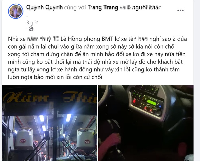 vu co gai to bi tai xe sam so tren xe khach dien bien bat ngo