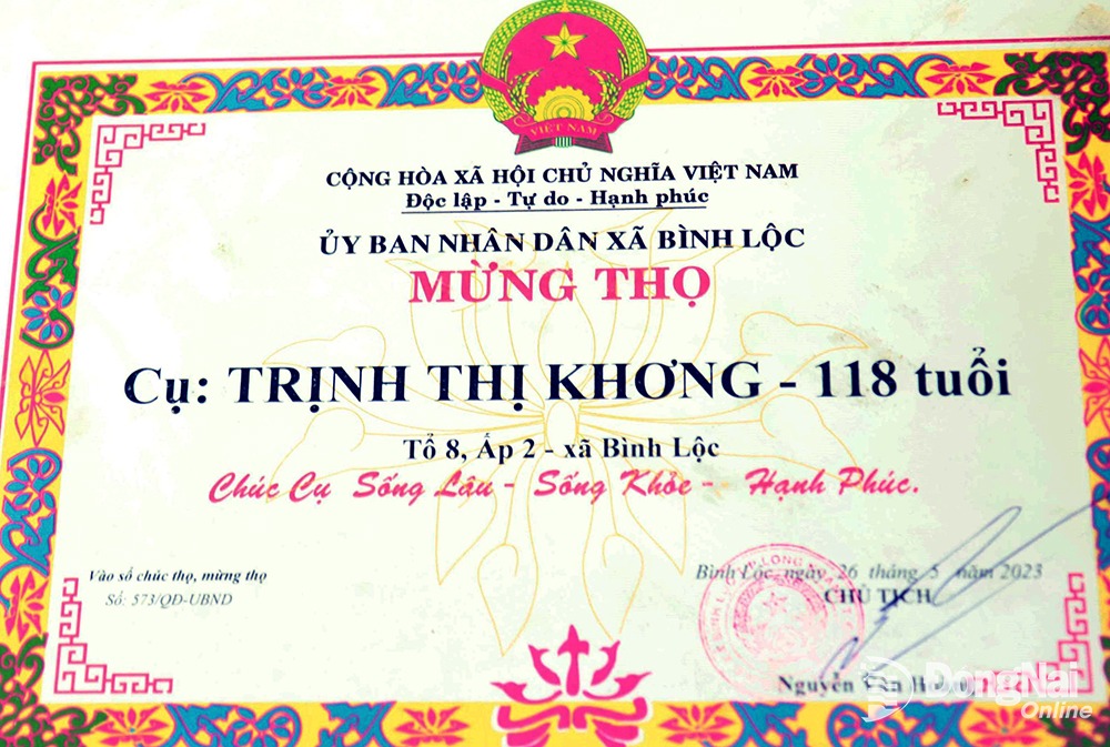 cu ba o dong nai pha ky luc nguoi cao tuoi nhat the gioi 2