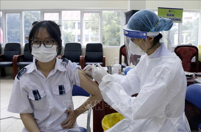 hoc sinh bac giang tiem vaccine phong covid19