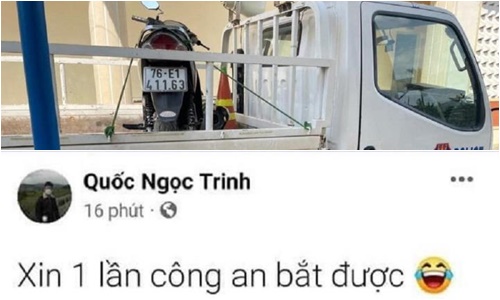 len mang viet xin 1 lan cong an bat duoc 9 ngay sau nam thanh nien bi xu phat