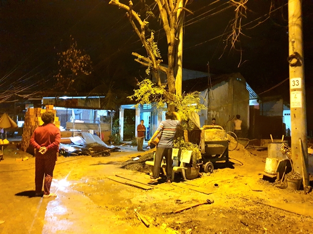 tho ho va chu nha bi dien giat tu vong tai cong trinh xay dung