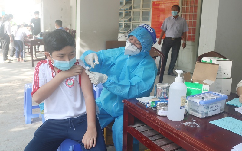 tra vinh tiem vaccine phong covid 19 cho hon 35 nghin tre em