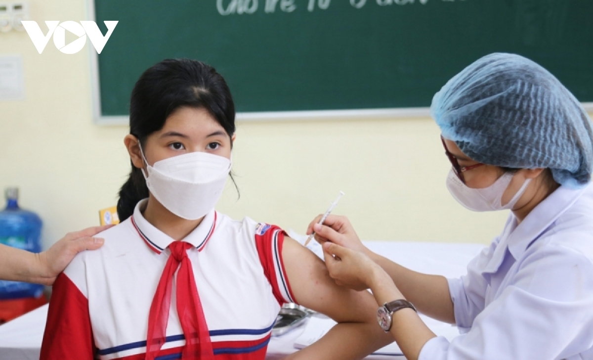 hon 150000 tre tu 5 den duoi 12 tuoi o ha noi da tiem vaccine covid 19
