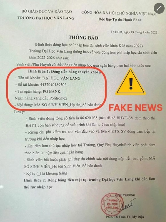 dai hoc van lang bi gia mao thong tin mot thi sinh bi lua 866 trieu dong dong hoc phi dai hoc van lang bi gia mao thong tin mot thi sinh bi lua 866 trieu dong dong hoc phi